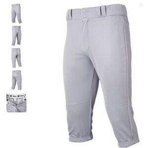NEW Adult Wilson Knickers Gray Baseball Softball Pants Sz Small Unisex Men Women